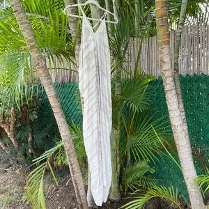 Pattern Spaghetti Strap Maxi Dress